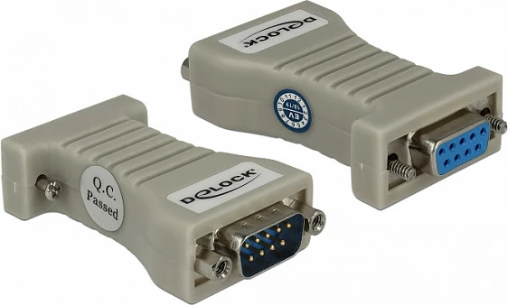 Konvertues serial DeLOCK RS-232 DB9 në RS-485 DB9, Plug and Play, 15 kV ESD, 600 W, Beige