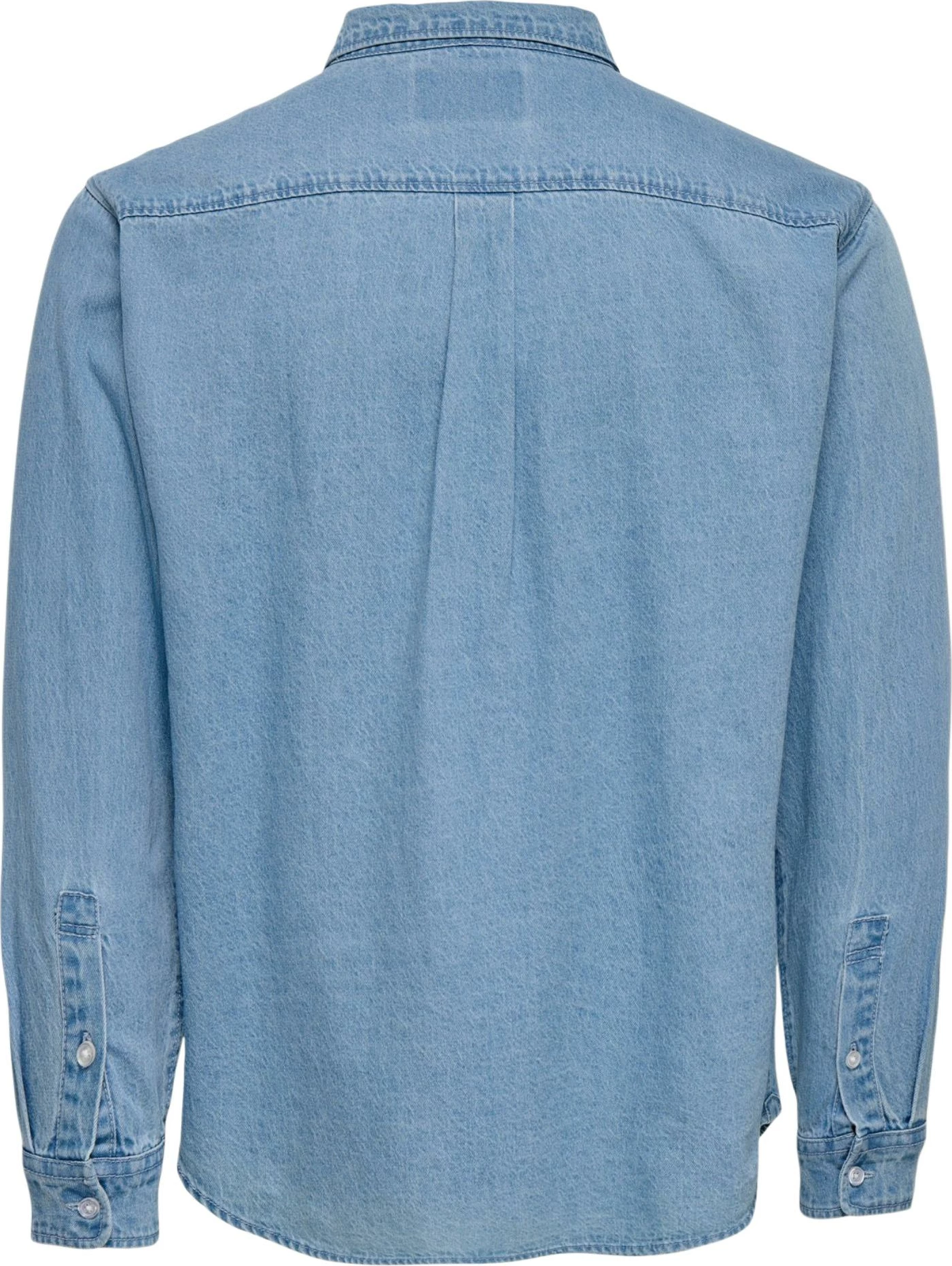 Këmishë për meshkuj Only & Sons Onsorson Regular Yfm Dnm 22036600, denim blu e hapur [Madhësia: M]