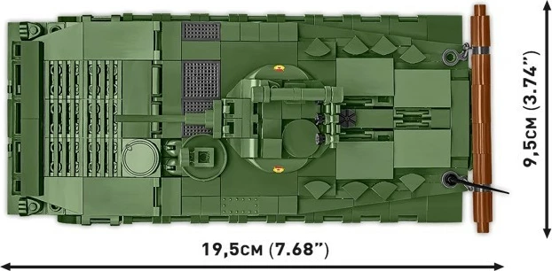 Set blloqe ndërtimi, COBI, BMP-1 2631, 758 pjesë, shkallë 1:35, jeshile