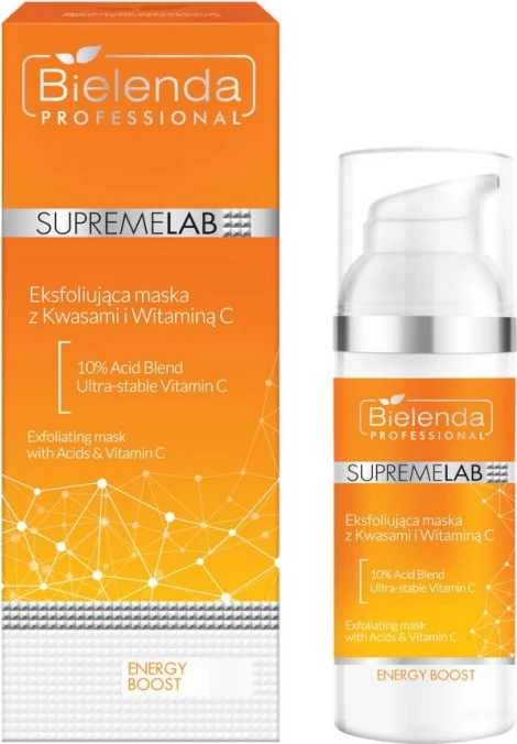 Maskë eksfoliuese për femra Bielenda Professional SupremeLab Energy Boost, 50g