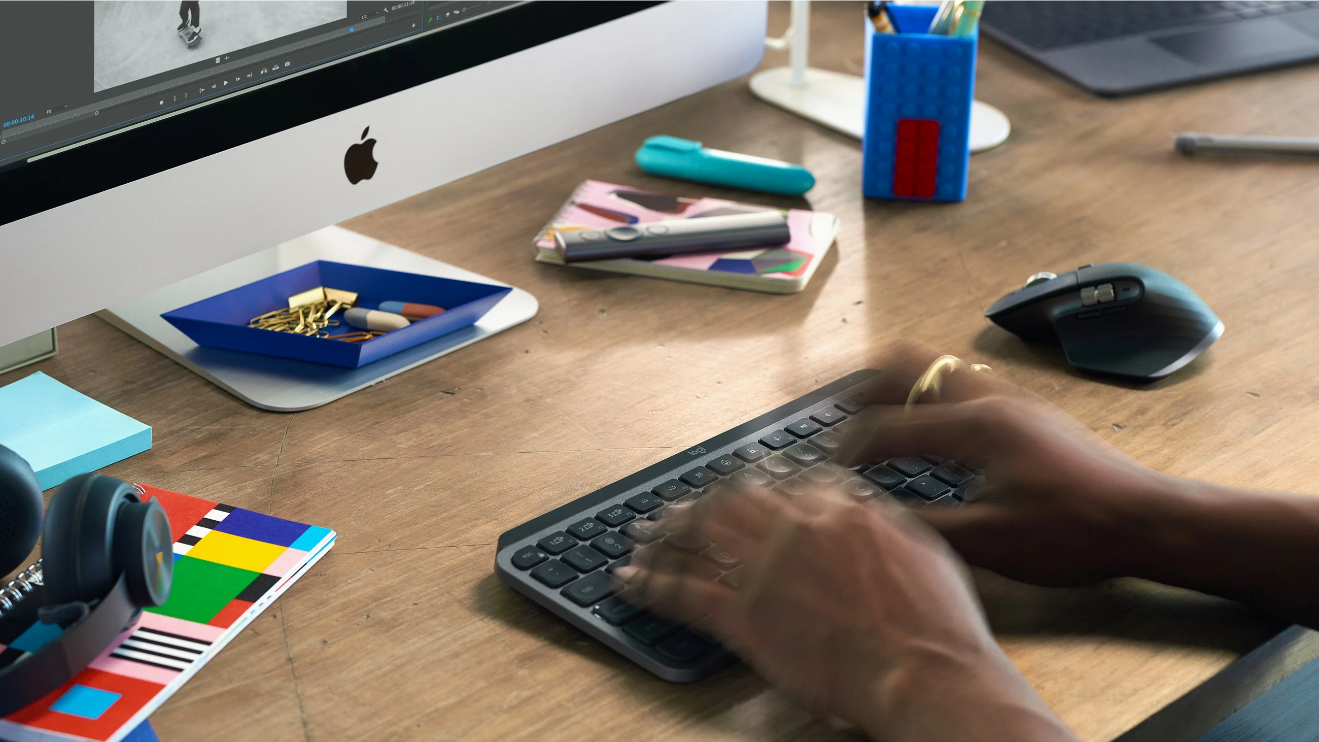 Tastierë wireless Logitech MX Keys Mini, QWERTZ, LED, Grafit