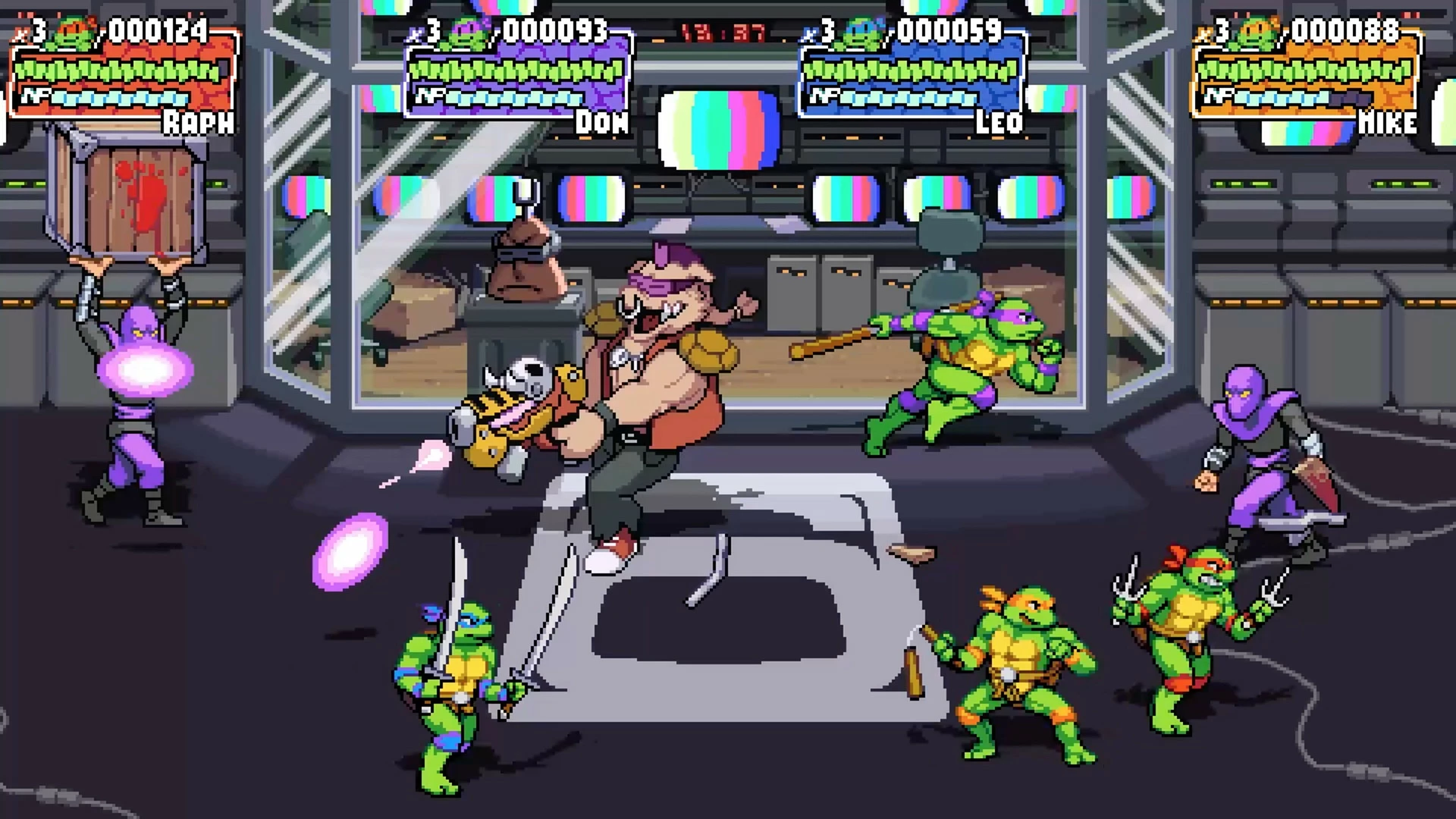 Lojë PC Merge Games Teenage Mutant Ninja Turtles: Shredder's Revenge, DVD-ROM, PEGI 12, set me udhëzues xhepi dhe varëse çelësash