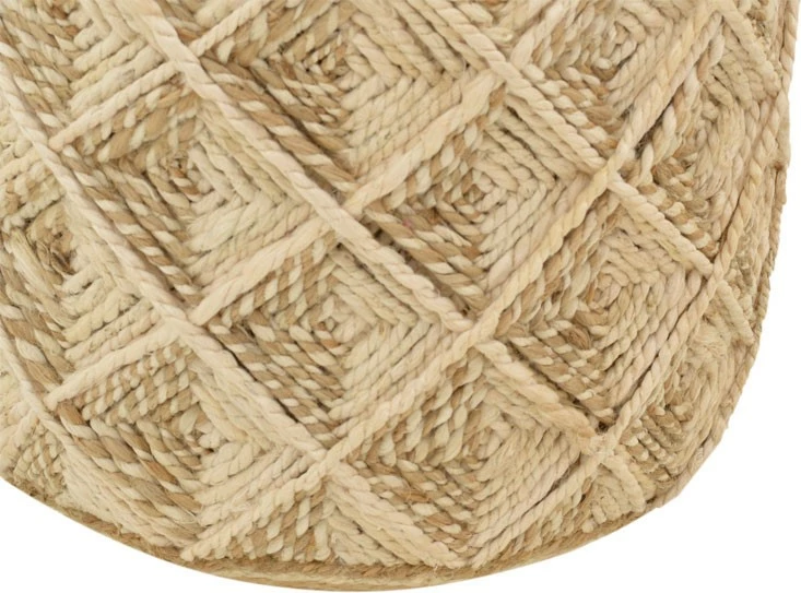 Stool Yton, bezhë, 100% jute, 40x40x40cm