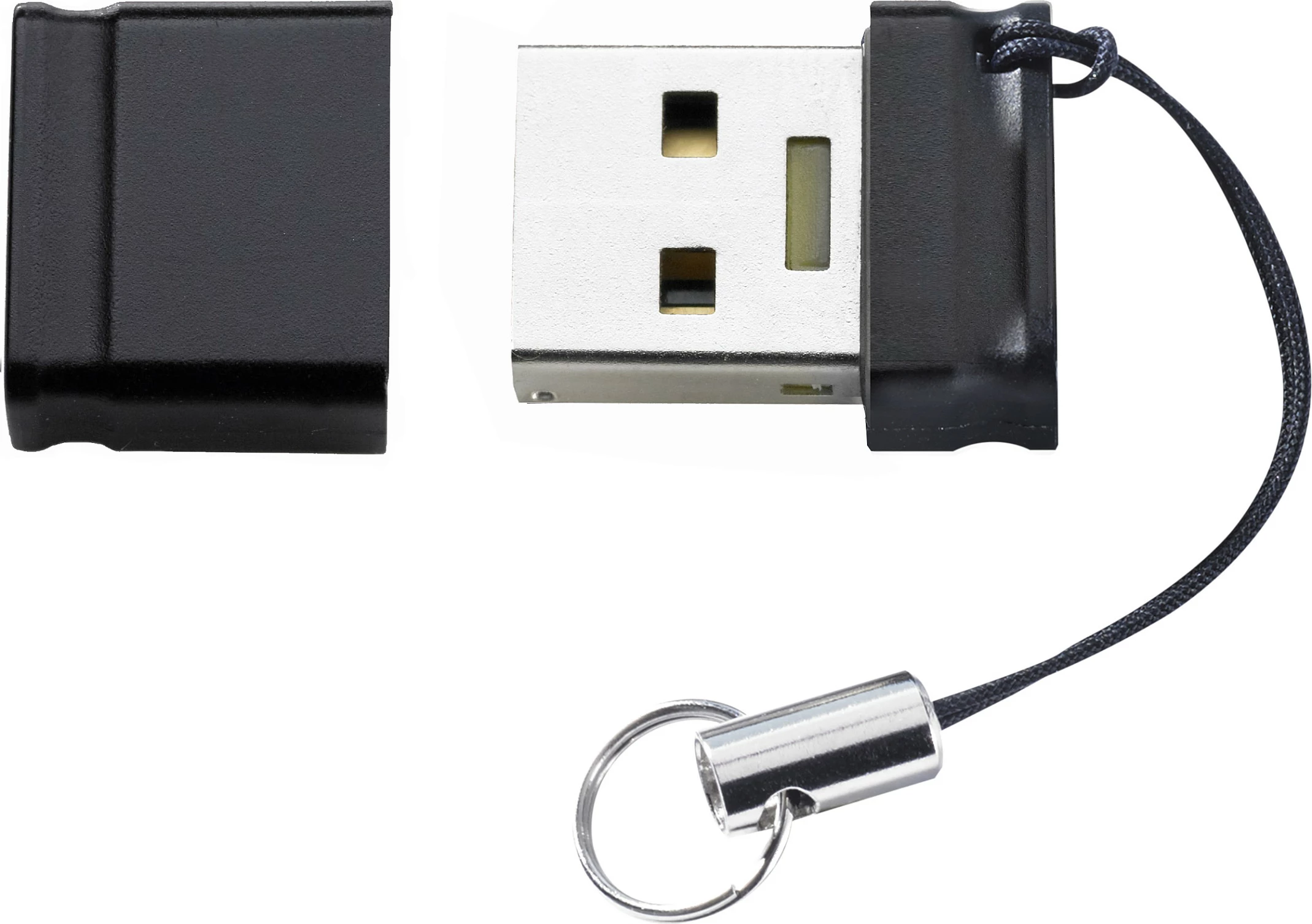 USB Intenso Slim Line 64 GB, USB Type-A, 3.2 Gen 1, e zezë