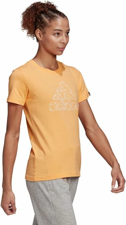 Maicë adidas për femra, e verdhë