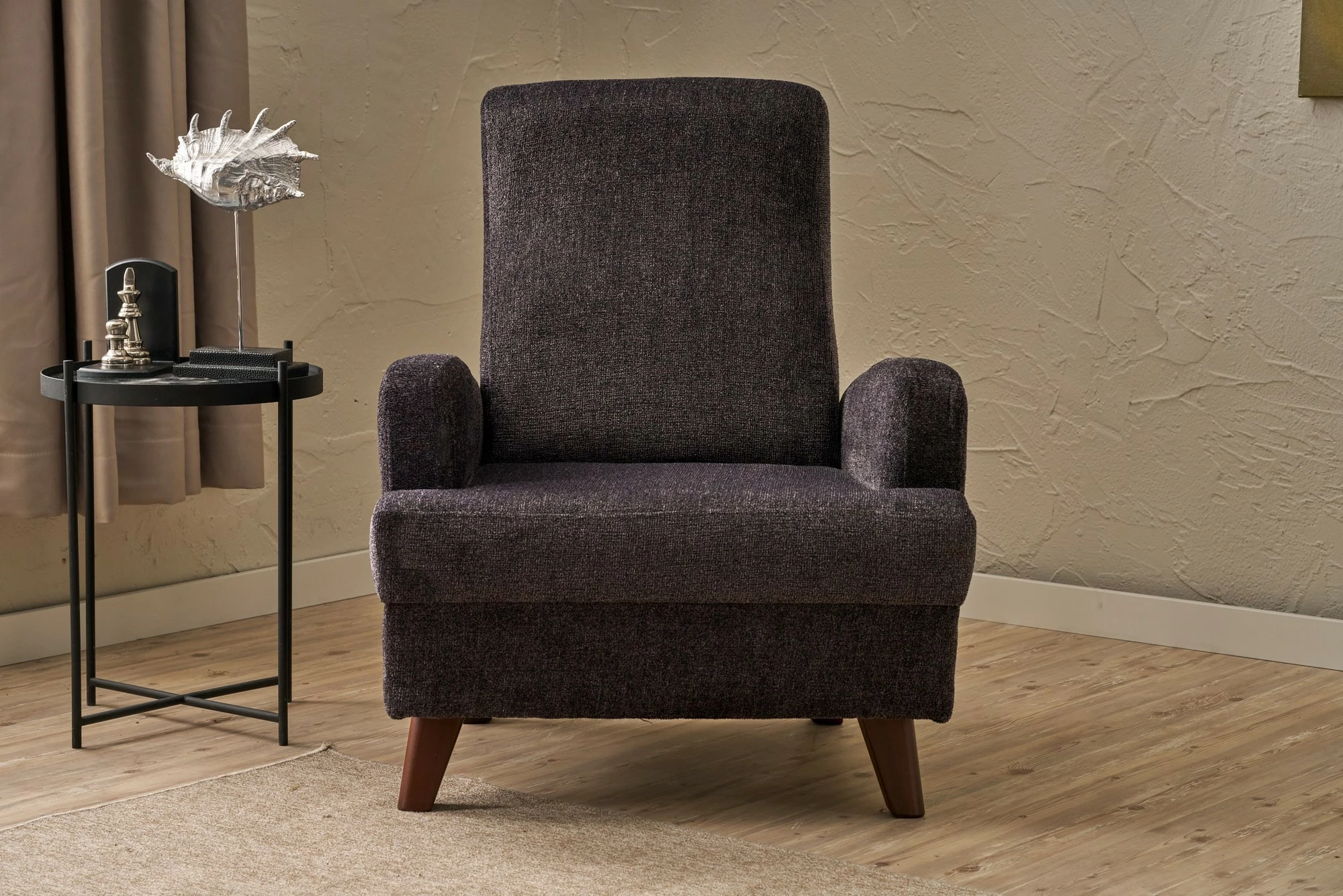 Karrige wing Atelier del Sofa, Kana, anthracite
