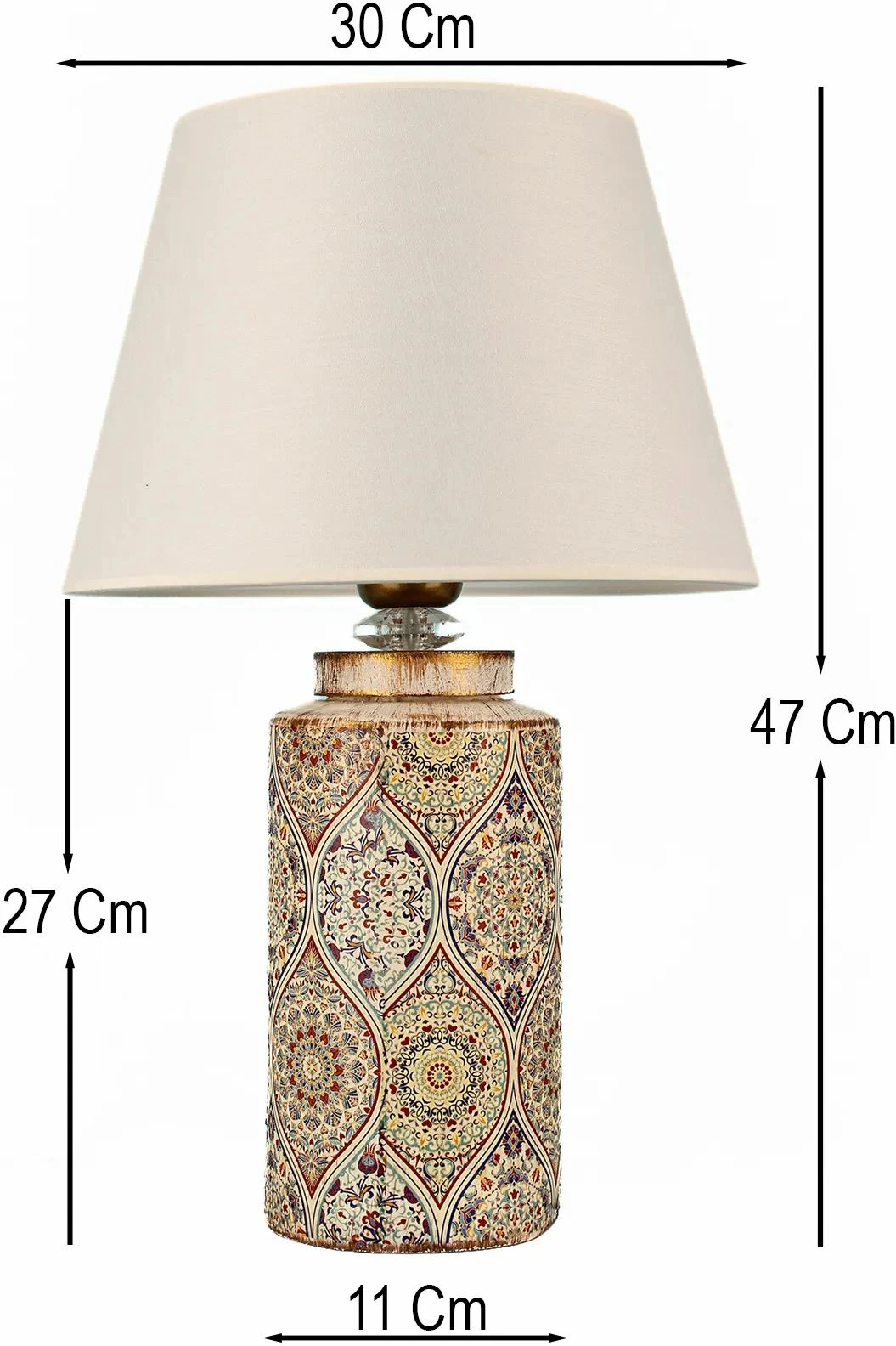 Llambë tavoline Opviq, BK050, shumëngjyrëshe