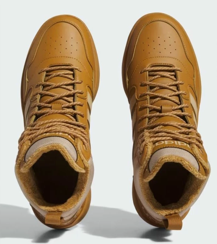 Atlete për meshkuj adidas Hoops 3.0 Mid, ngjyrë kafe [Madhësia: 45 1/3]