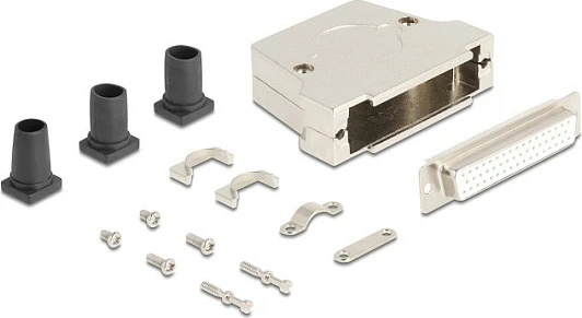 Konektor D-Sub 50-pin femër DeLOCK 67141, straight, metal, argjend