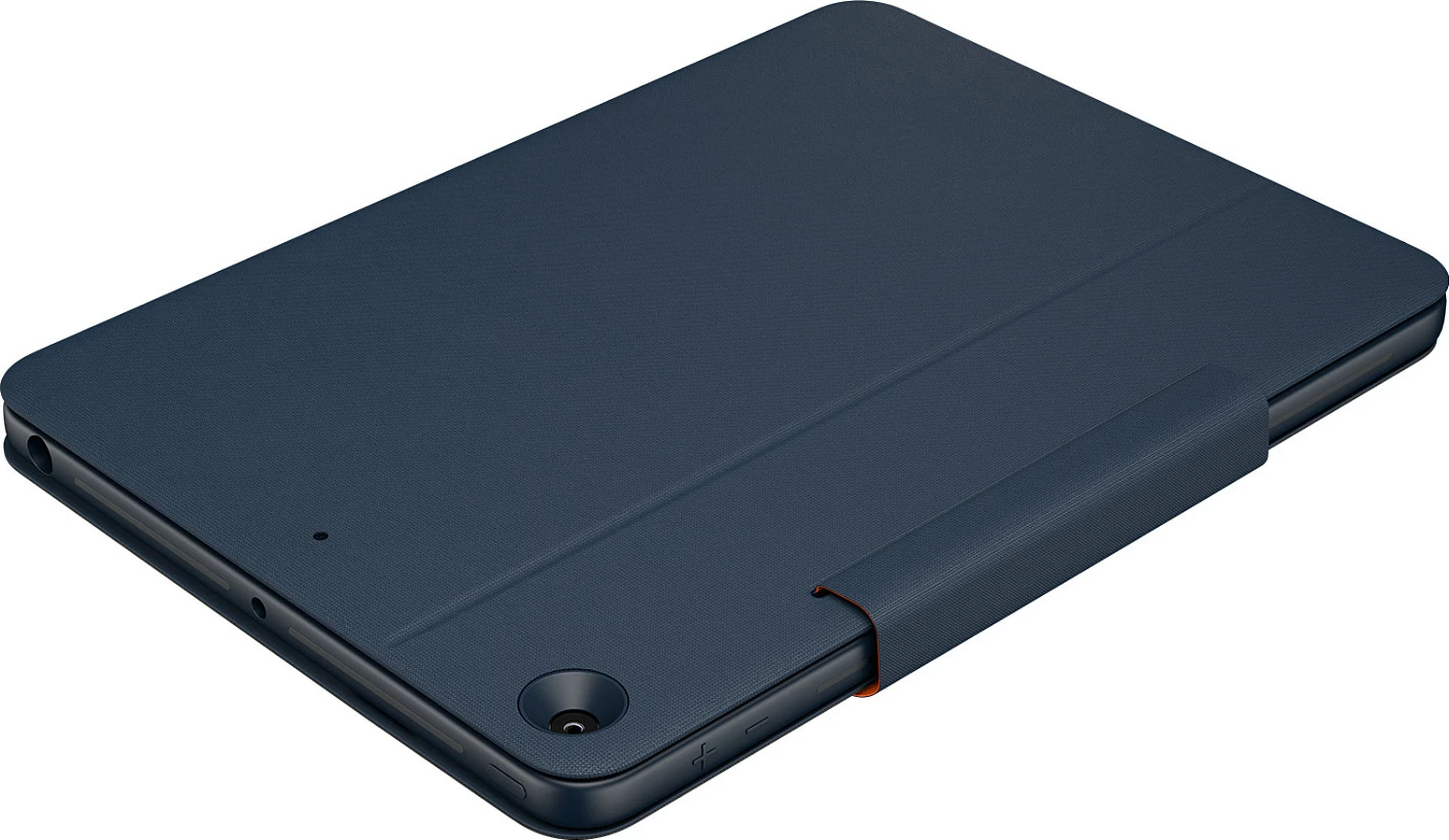 Mbështjellës me tastierë Logitech Rugged Combo 3 për iPad 7/8/9, QWERTY, Nordic, blu