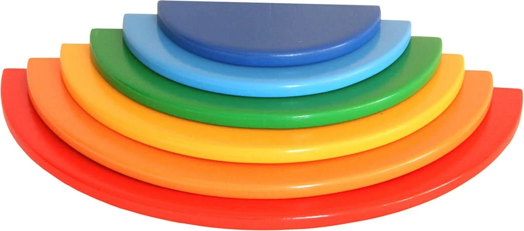 Lodër druri shumëngjyrëshe Waldorf, Skye Decor, për fëmijë