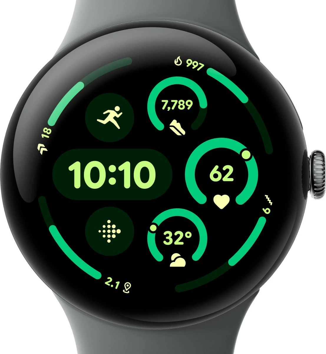Smartwatch Google Pixel Watch 3, AMOLED, 32 GB, Wi-Fi, GPS, Hazel