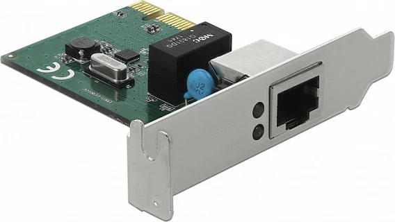 Kartelë rrjeti PCI Express DeLOCK 90381, 1x RJ-45, 10/100 Mbit/s, interne