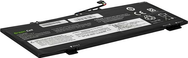 Bateri laptopi Green Cell për Lenovo IdeaPad 530S-14ARR/530S-14IKB dhe Yoga 580, 5800mAh, e zezë
