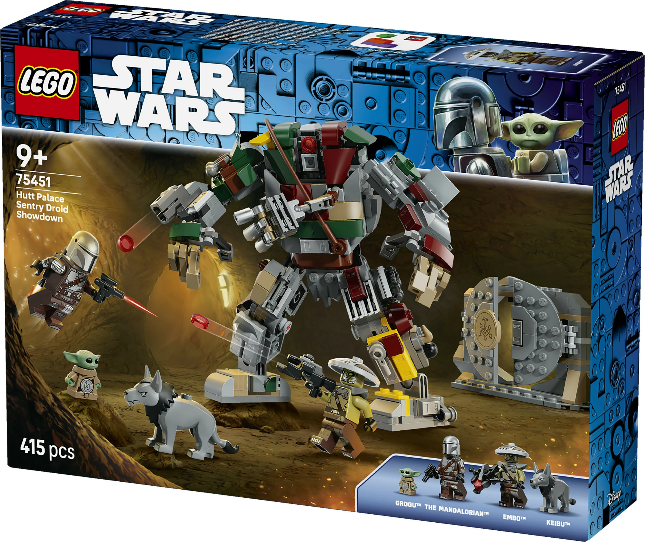 Set ndërtimi LEGO Star Wars 75451 Hutt Palace Showdown, 415 copë, 9+