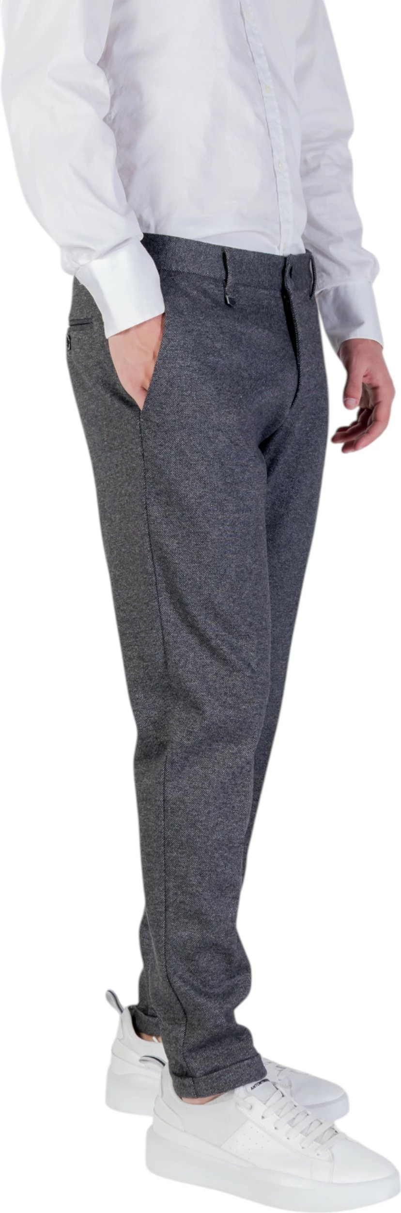 Pantallona për meshkuj Antony Morato ASHE SUPER SKINNY FIT MMTS00037-FA140289, gri të errëta [Madhësia: XXL]