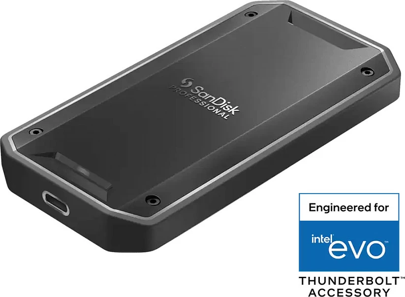 SSD i jashtëm Sandisk Pro G40 4TB, Thunderbolt 3, USB-C, IP68, i zi