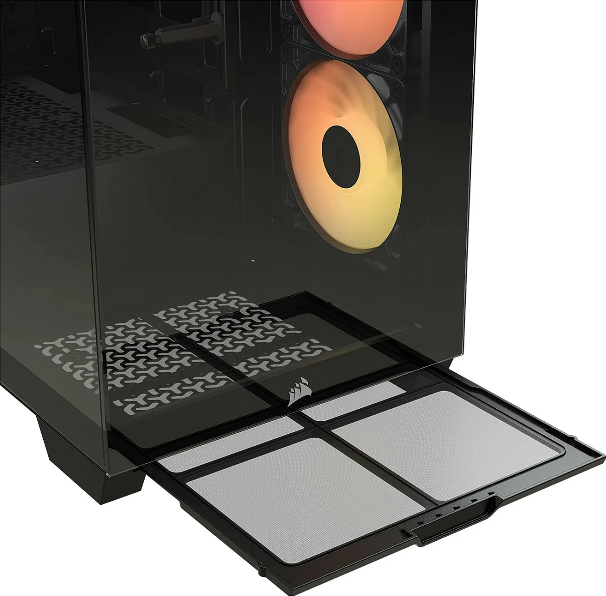 Kasë Corsair 3500X RSR ARGB, midi tower, xham i temperuar, e zezë
