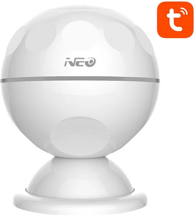 Sensor lëvizjeje smart Neo NAS-PD02W, WiFi, Tuya, i bardhë