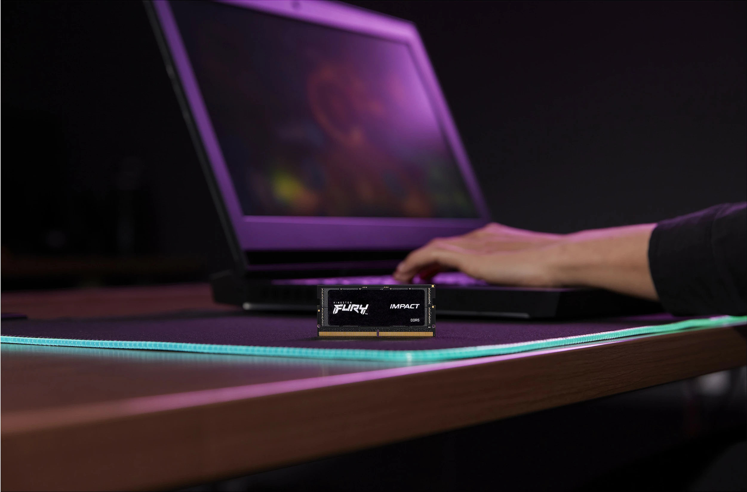 RAM Memorje Kingston FURY Impact 16GB DDR5 5600MT/s SODIMM e zezë