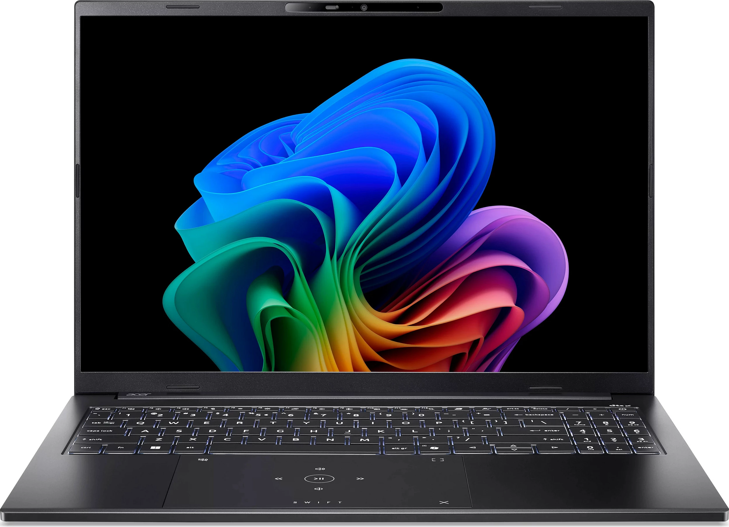 Laptop Acer Swift Go 16 AI SFG16-74-71TF, Core Ultra 7, 32GB RAM, 1TB SSD, 16" 2K, Windows 11, gri e errët