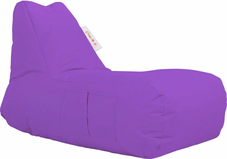 Puf kopshti, ngjyrë vjollcë, Atelier del Sofa, Trendy Comfort Bed Pouf