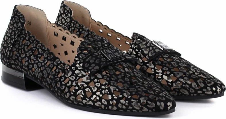 Këpucë të ulëta femra Cambell 35307, të zeza