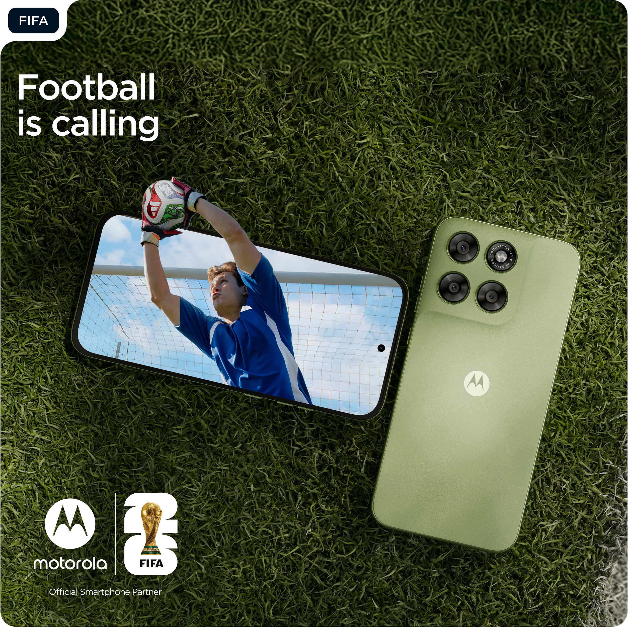 Celular Motorola moto g67, 6.8", 4GB RAM, 128GB, 5G, 50MP, PANTONE Nile Green