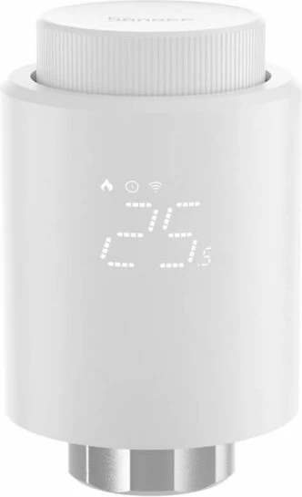 Termostat smart radiatori SONOFF TRVZB Zigbee 3.0, M30x1.5, 3xAA, i bardhë