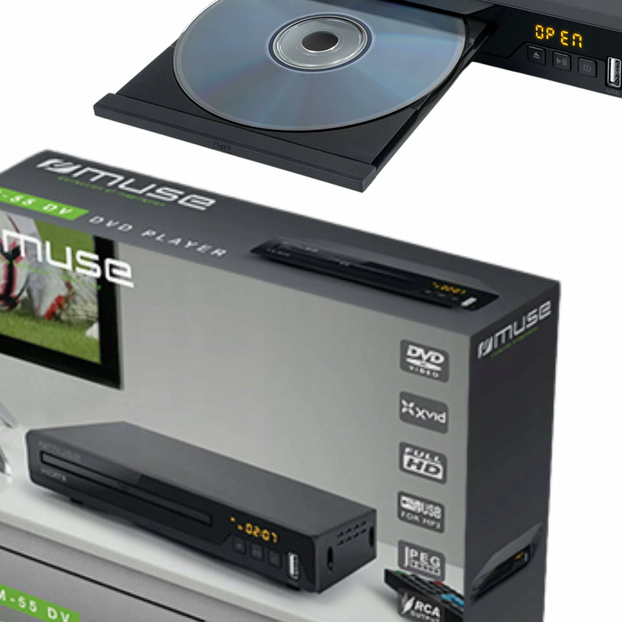 DVD player Muse M-55 DV Full HD, HDMI, USB, i zi