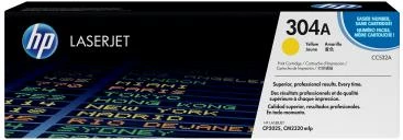 Toner, HP, 304A CC532A, për Color LaserJet, rendiment 2400–4400 faqe, verdhë