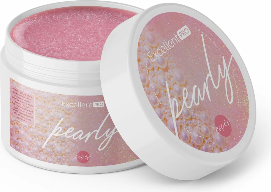 Xhel ndërtues për thonj Excellent PRO Pearly Gel Cover për femra, 15g Cover