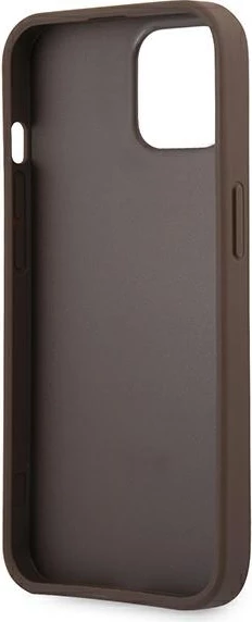 Mbështjellës Guess GUHCP13M4GMGBR për iPhone 13, 6.1", hardcase, kafe