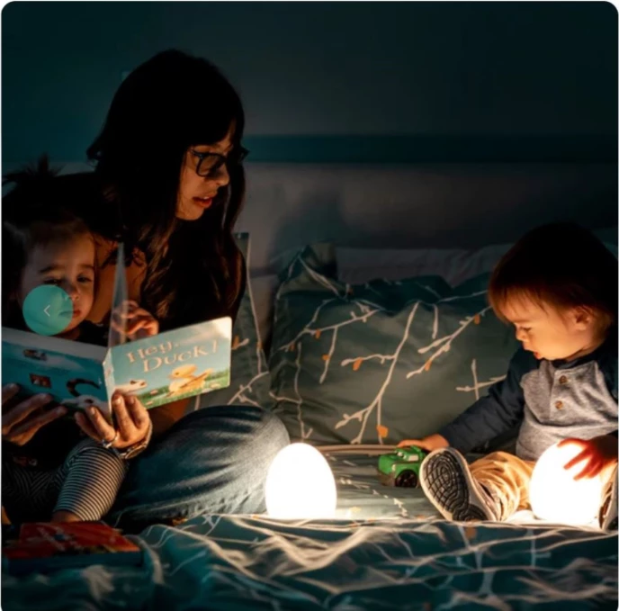 Dritë nate LED VAVA VA-CL006, touch-control, dritë 360°, ngjyrë e rregullueshme (warm/cool), IP65, bateri deri 80 orë, e bardhë