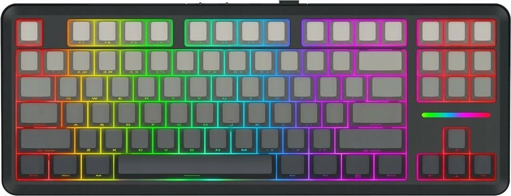 Tastierë mekanike gaming Redragon Wildslash Pro K734SP-RGB-PRO 87 tasta TKL RGB (Dragon Growl), e zezë
