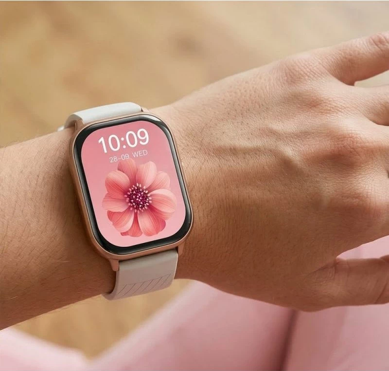 Smartwatch Gravity GT43-4, rozë, set me rrip dhe byzylyk