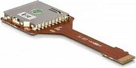 Adapter DeLOCK Micro SD/TransFlash në SD, kabllo fleksibël 4 cm, kafe