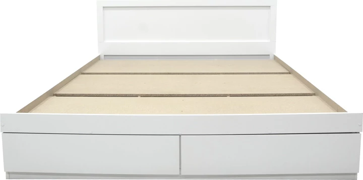 Krevat Olympus me sirtar, ngjyrë e bardhë, 120x200cm