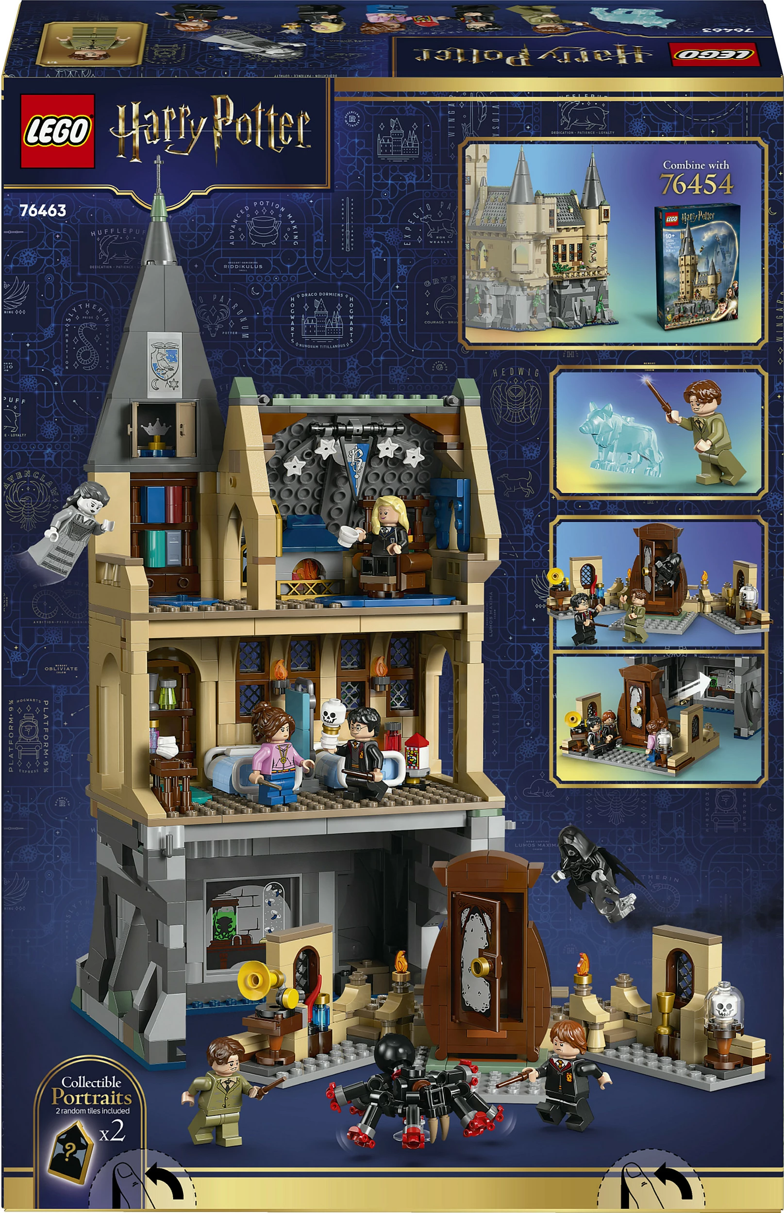 Set ndërtimi LEGO Harry Potter Hogwarts Castle 76463, 907 copë, 7 minifigura, shumëngjyrësh
