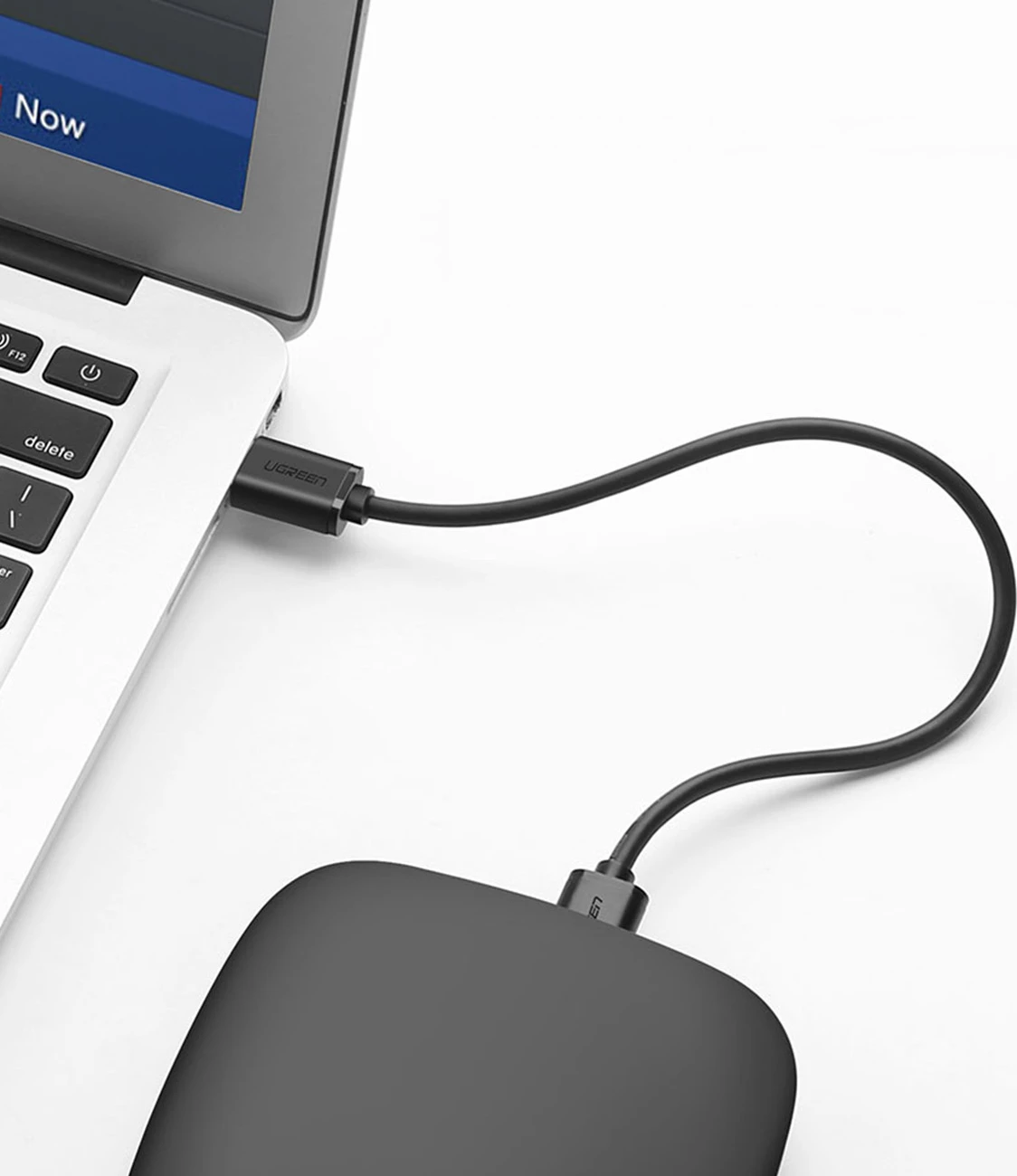 Kabllo USB Ugreen US102, 1.5m, USB 2.0, 480Mb/s, e zezë