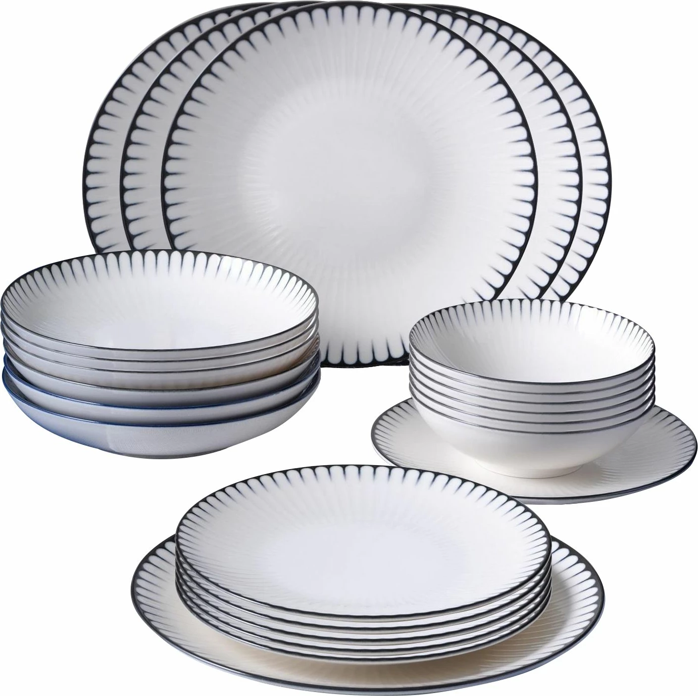 Set enësh për drekë (24 copë), Hermia Concept, GBSATN24Y4R33063