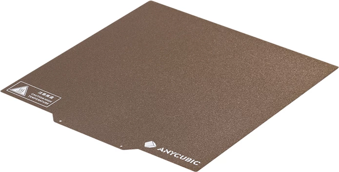 Pllakë ndërtimi PEI Anycubic Kobra 2/2 Pro S010138, sipërfaqe e teksturuar fleksibile, bronz