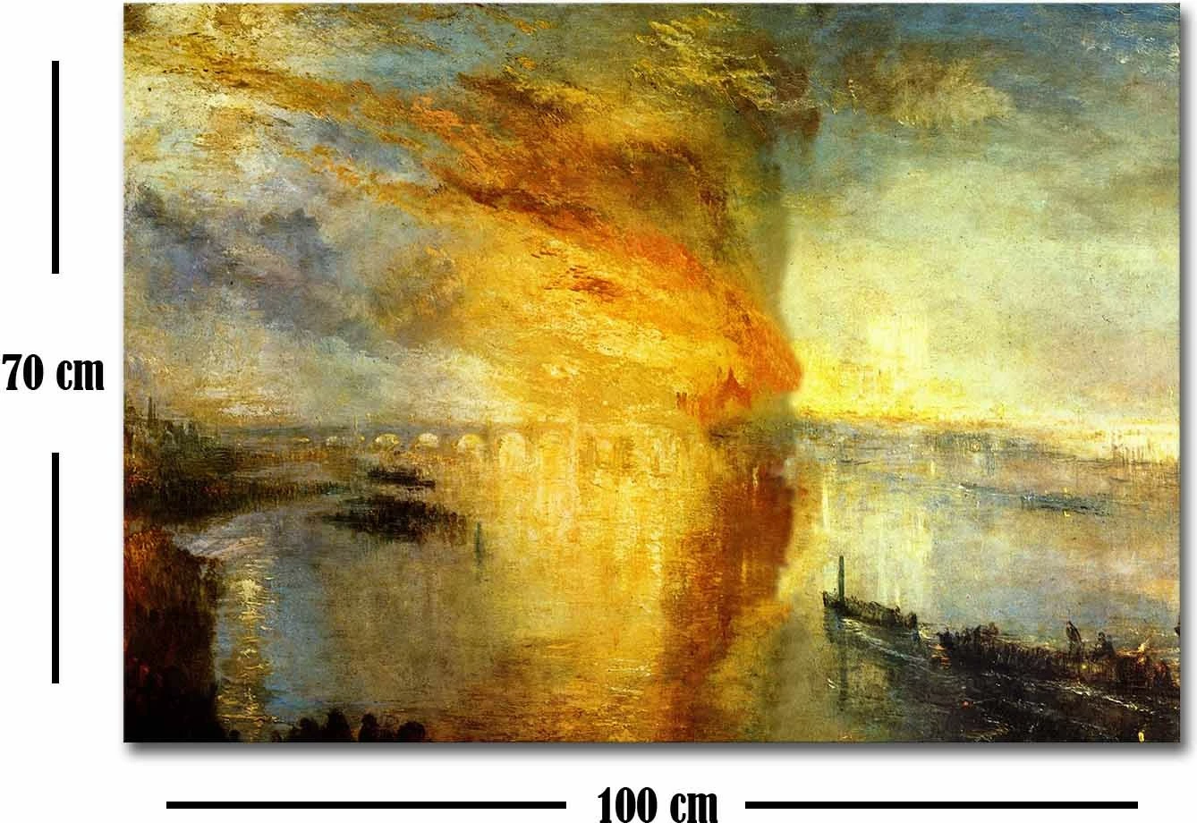 Pikturë dekorative në kanavacë, Wallity, 70100FAMOUSART-004