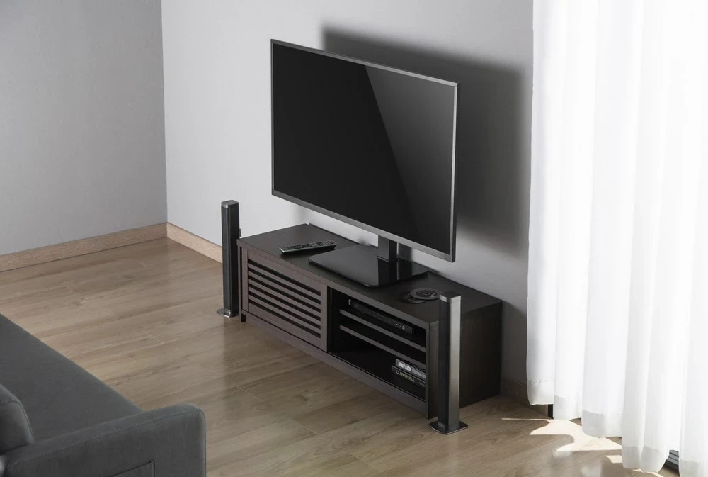 Mbajtëse tavoline për TV/monitor Gembird TVS-D55S-01, 23-55", e zezë