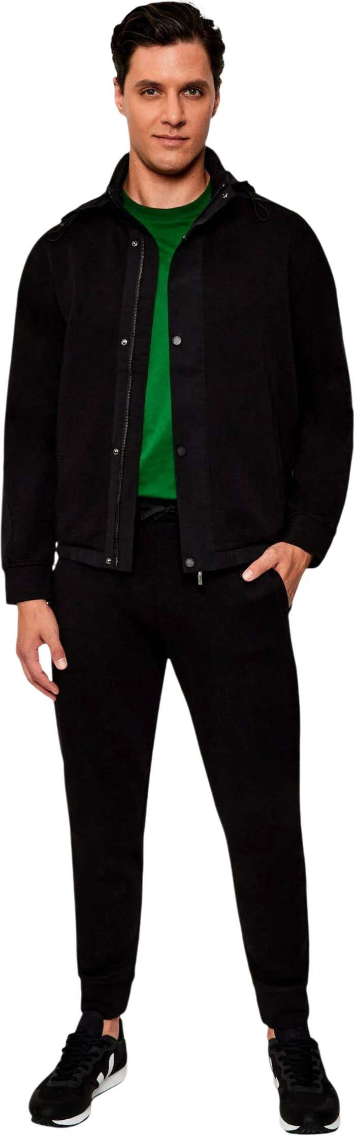 Duks për meshkuj Armani Exchange XM001011 AF10818, i zi [Madhësia: L]