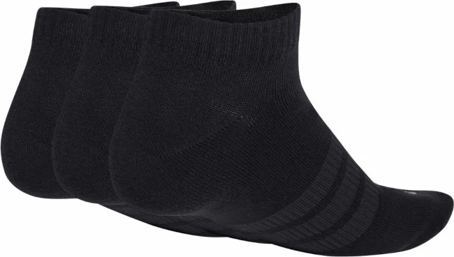 Çorape të shkurtra adidas Essentials Low Cut 3p KC9628, të zeza, set prej 3 palë