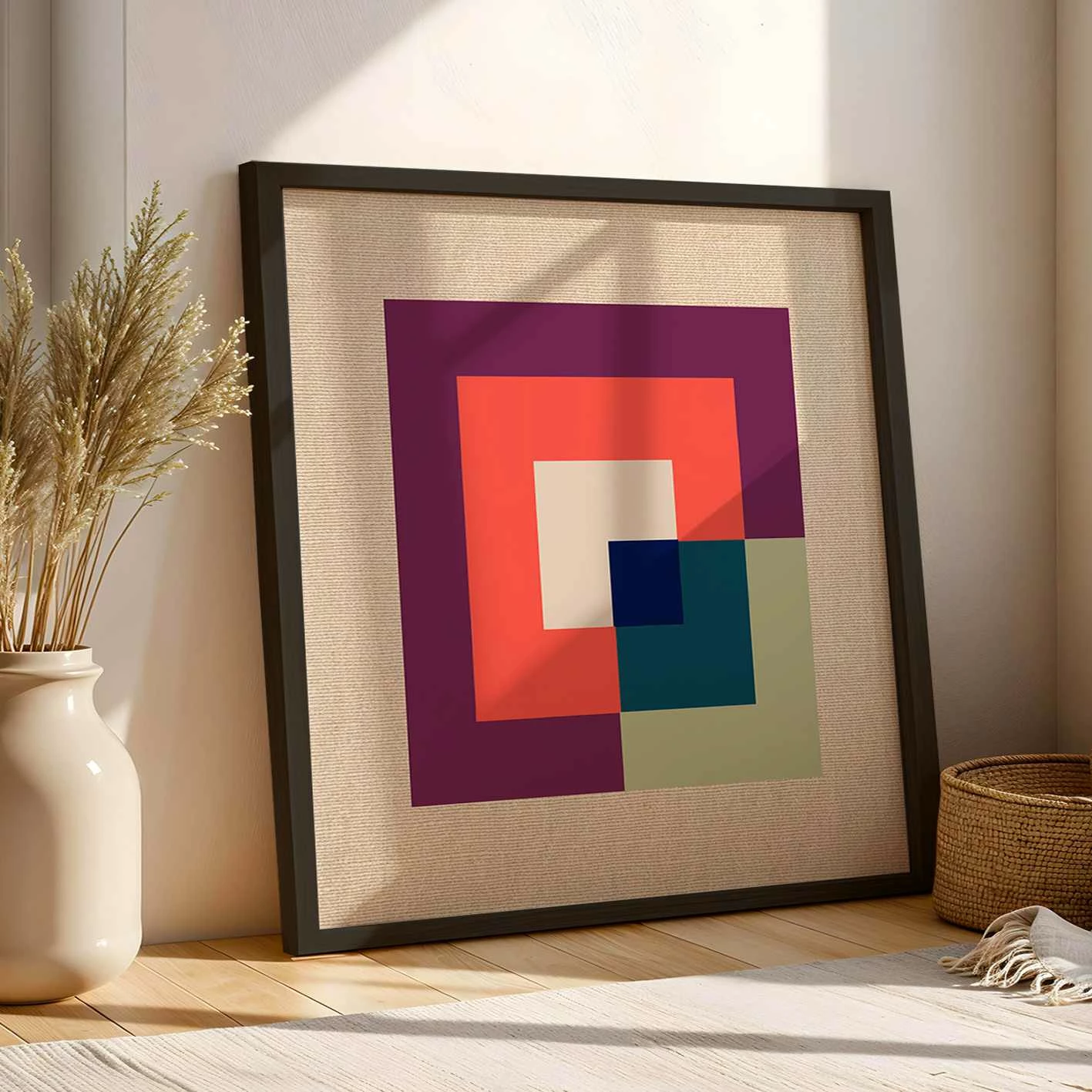 Pikturë dekorative në kanavacë me kornizë, shumëngjyrëshe, Wallity SC11371_100100