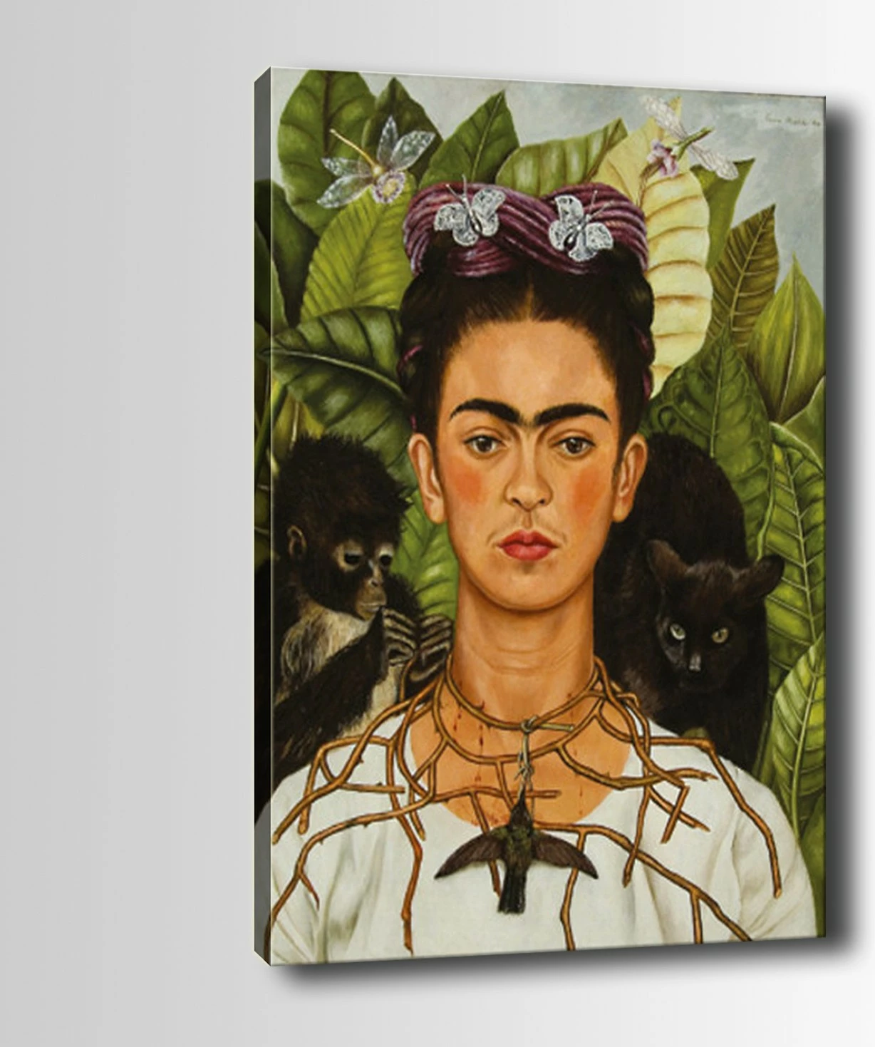 Pikturë dekorative në kanavacë, Frida Kahlo, shumëngjyrëshe, 50x70cm