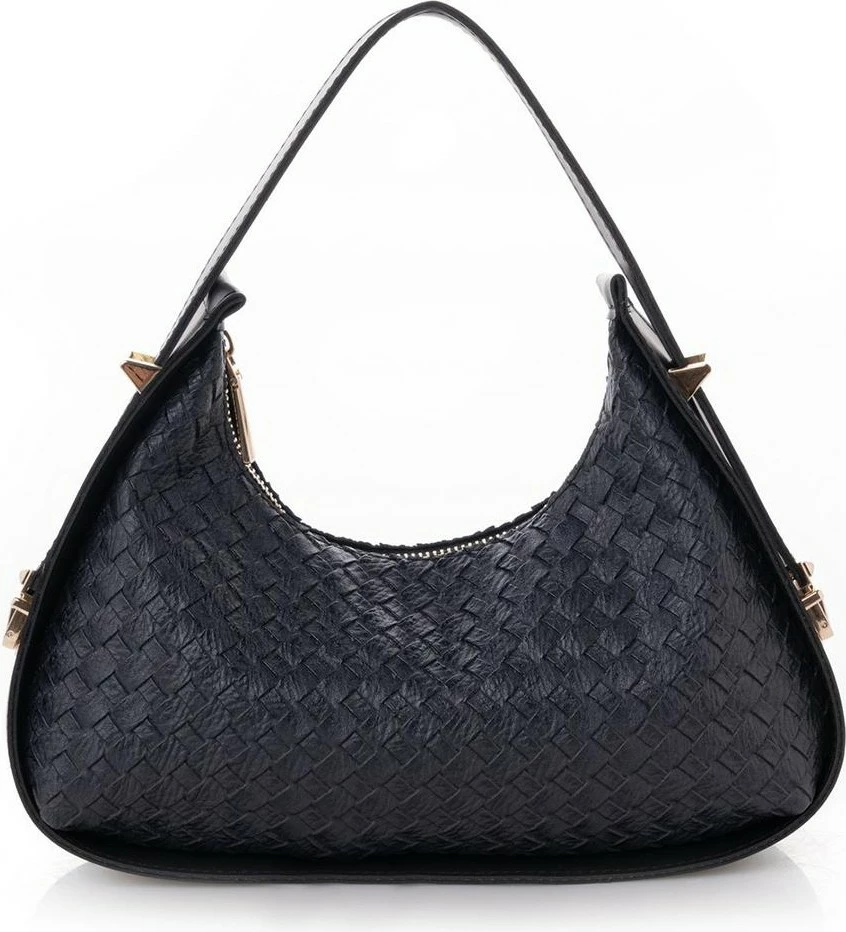 Çantë baguette për femra Lucky Bees, e zezë