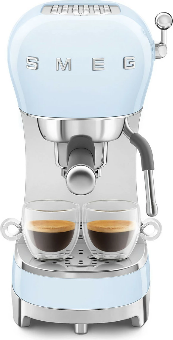 Makinë espresso me portafilter Smeg ECF02PBEU, blu pastel